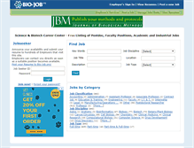 Tablet Screenshot of bio-job.org